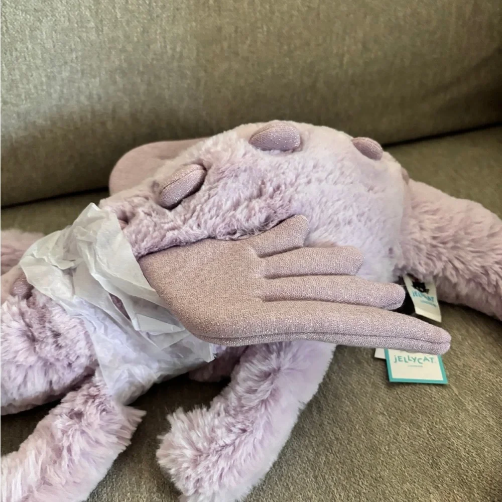 Jellycat LARGE Lavender Dragon - Picture 3 of 6